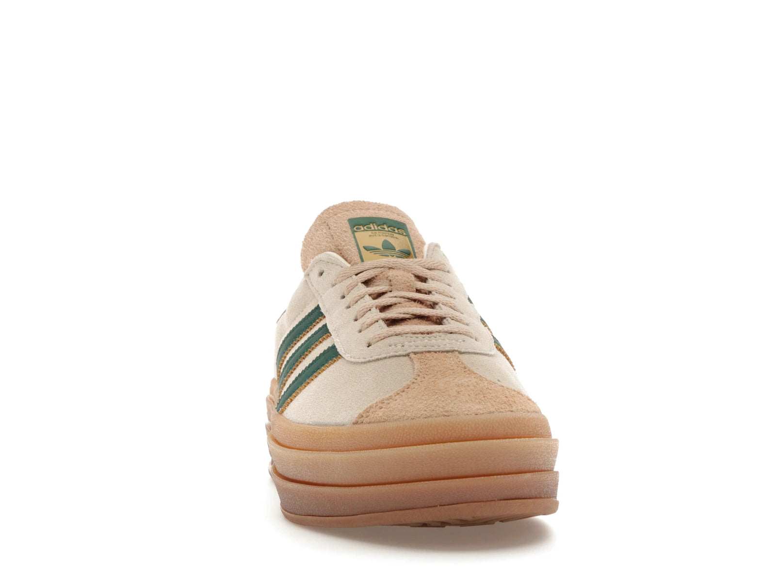 Adidas Gazelle Bold Magic Beige Collegiate Green - Cream White/Collegiate Green/Magic Beige - ID7056 - 08
