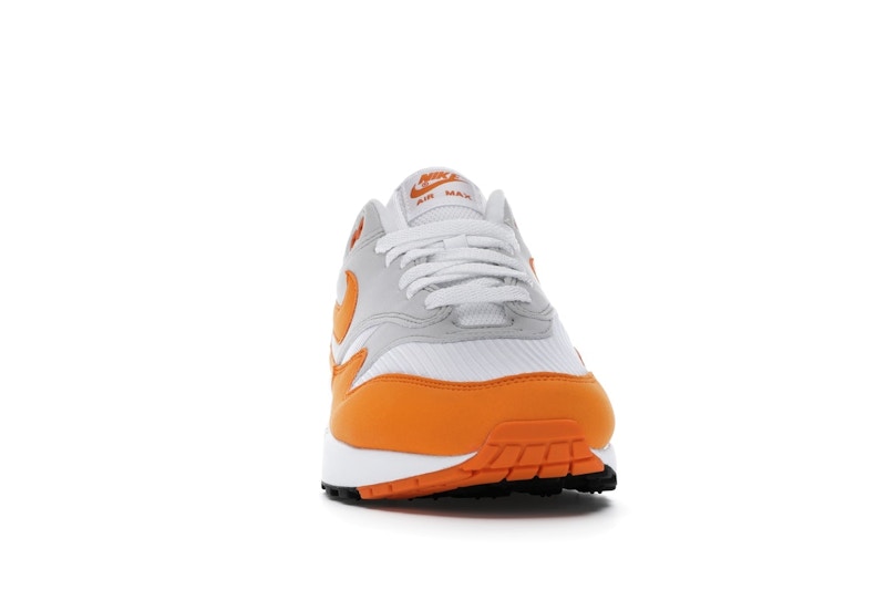 Nike Air Max 1 Anniversary Orange (2020) - White/Magma Orange-Neutral Grey-Black - DC1454-101 - 08