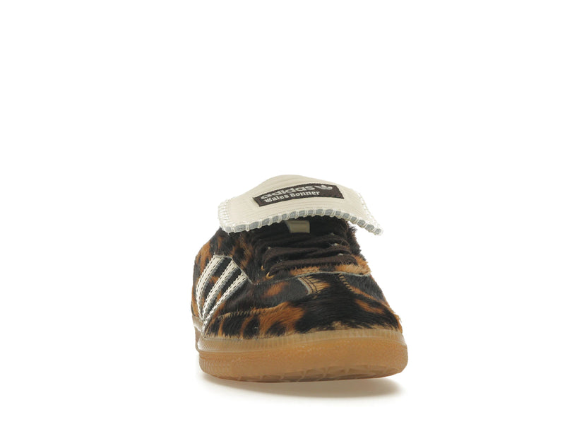 Adidas Samba Pony Wales Bonner Leopard - Dark Brown/Cream White - IE0578 - 08