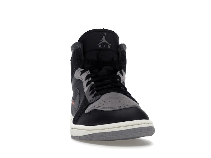 Air Jordan 1 Mid Inside Out Black - Black/Grey-Orange - DM9652-001 - 08