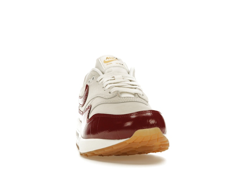 Nike Air Max 1 LX Team Red (Women's) - Sail/Sail/Gum Light Brown/Team Red - FJ3169-100 - 08