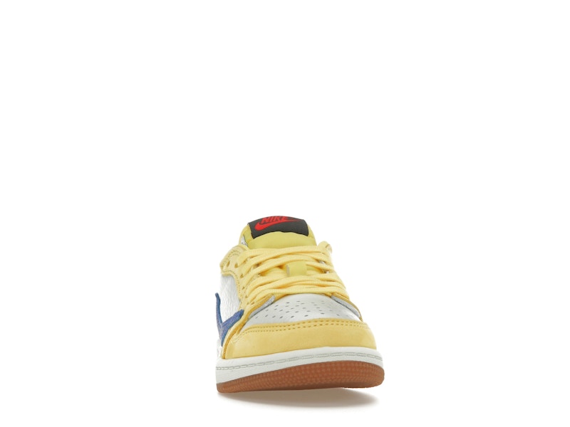 Air Jordan 1 Retro Low OG SP Travis Scott Canary (Enfant) - Canary/Racer Blue/Light Silver/Gum Medium Brown - DZ5909-700 - 08