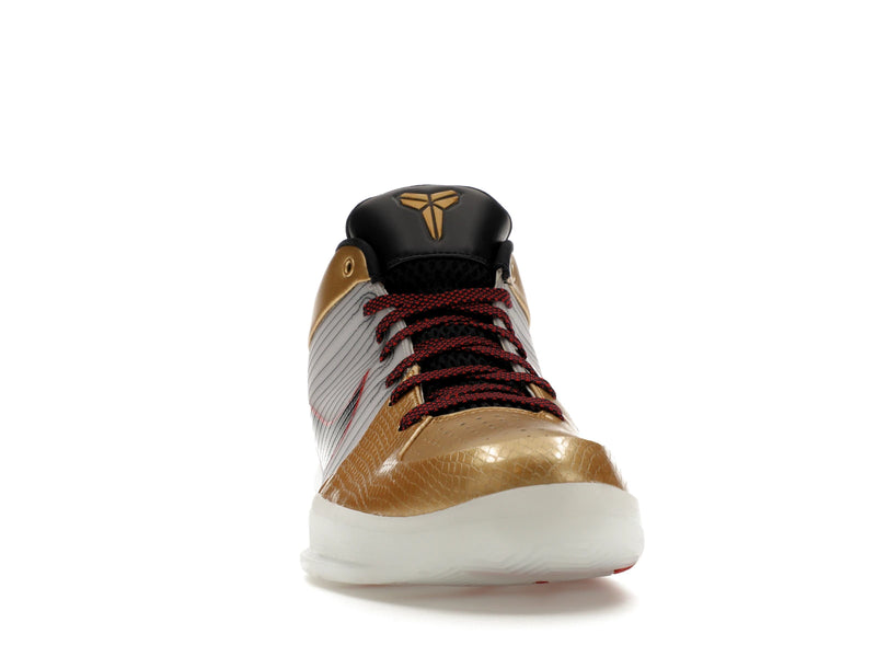 Nike Kobe 4 Protro Gold Medal (2024) - White/Dark Obsidian/Varsity Red/Metallic Gold - FQ3544-100 - 08