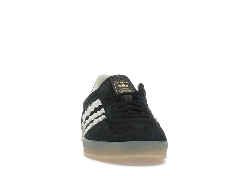 adidas Gazelle Indoor Core Black Cream White Gum (Women's) - Core Black/Cream White/Gum - JS1412 - 08
