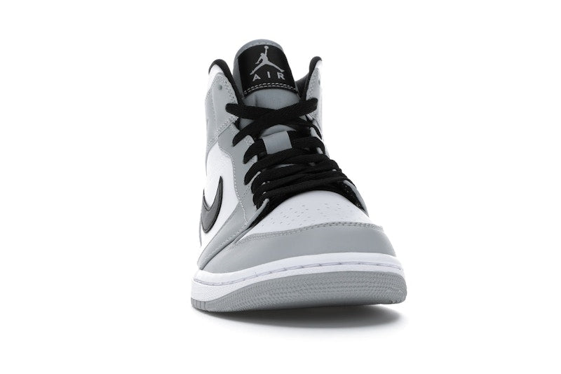 Air Jordan 1 Mid Light Smoke Grey - Light Smoke Grey/Black-White - 554724-092 - 08
