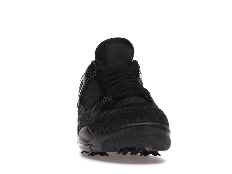 Air Jordan 4 Retro Golf Black Cat Pony Hair - Black/Cement Grey - CU9981-001 - 08