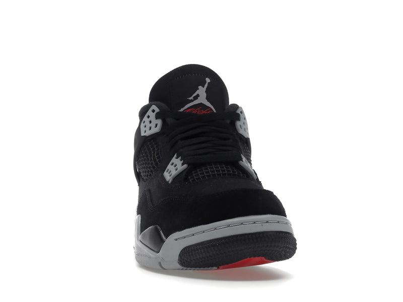 Air Jordan 4 Retro SE Black Canvas - Black/Light Steel Grey/White/Fire Red - DH7138-006 - 08