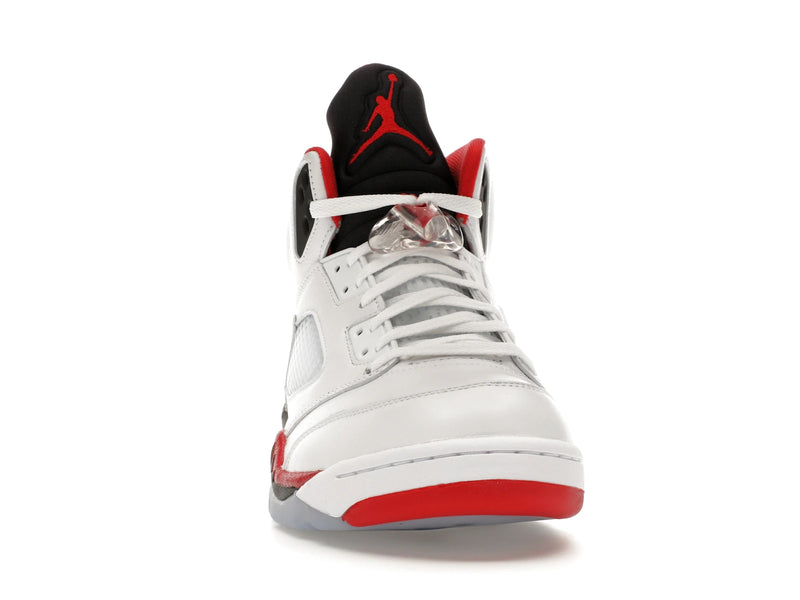 Air Jordan 5 Retro Fire Red Black Tongue (2025) - White/Fire Red/Black - HQ7978-101 - 08