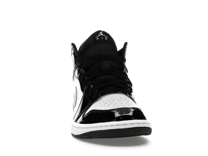 Air Jordan 1 Mid SE Patent Black White Metallic Silver Metallic Gold - Black/White/Metallic Gold/Metallic Silver - HV0789-010 - 08