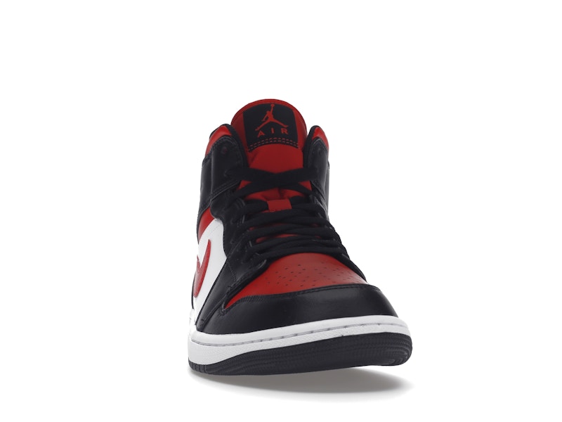 Air Jordan 1 Mid White Black Red (2022) - visning 8