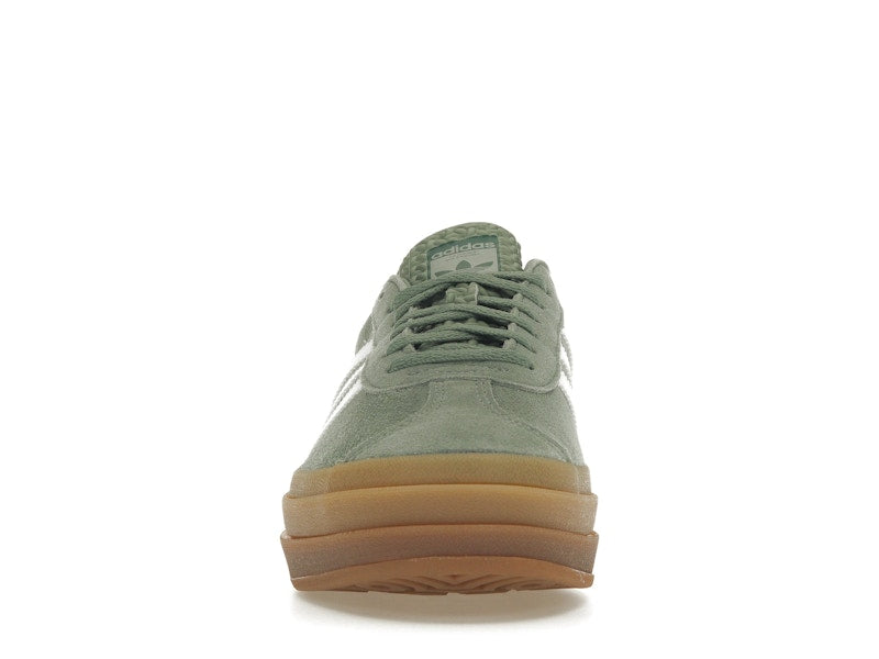 adidas Gazelle Bold Silver Green Gum (Womens) - Silver Green/Cloud White/Collegiate Green - ID6998 - 09