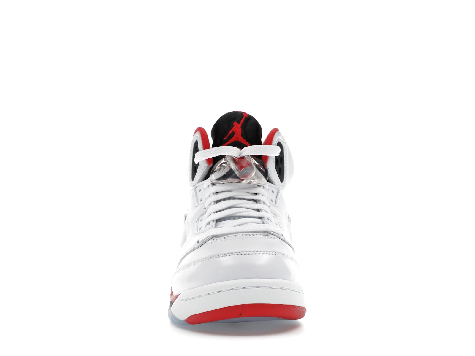 Air Jordan 5 Retro Fire Red Black Tongue (2025) (GS) - White/Fire Red/Black - HQ7980-101 - 09