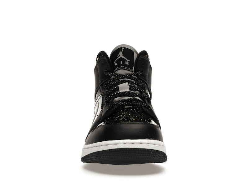Air Jordan 1 Mid Black Speckle (GS) - Black/White - AV5174-001 - 09