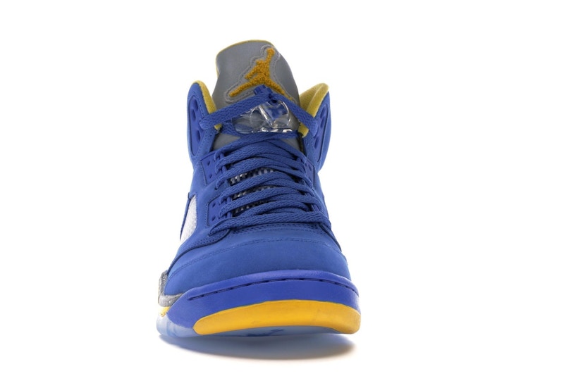 Jordan 5 Retro JSP Laney Varsity Royal - vue 10