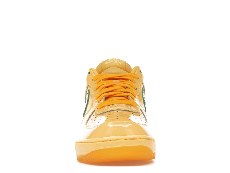 Nike Air Force 1 Low Patent Leather Topaz Gold Pine Green - Ansicht 10