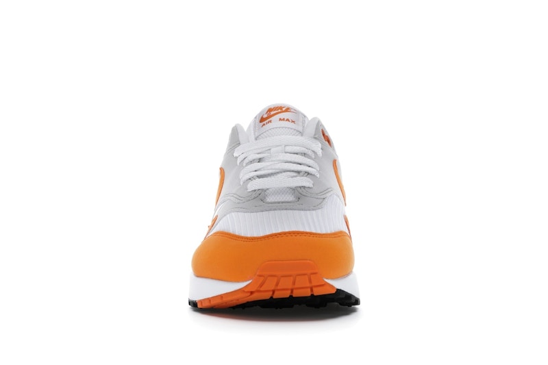 Nike Air Max 1 Anniversary Orange (2020) - White/Magma Orange-Neutral Grey-Black - DC1454-101 - 09