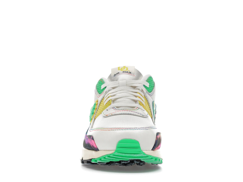 Nike Air Max 90 Grateful Dead University Of Oregon Grateful Ducks - Sail/Green Shock/Yellow Strike - IM2511-100 - 09