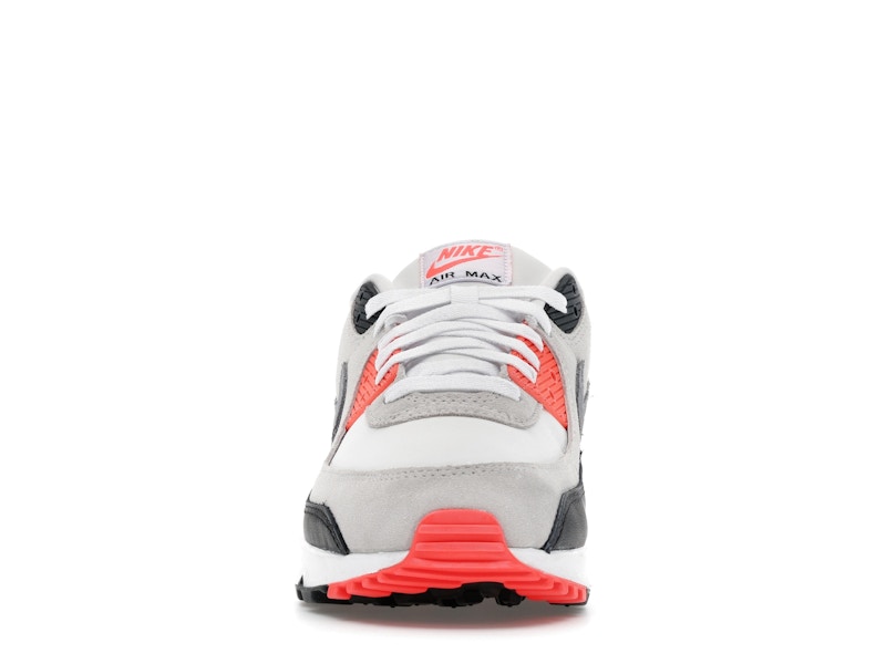 Nike Air Max 90 Infrared 2026 Iu1055 100 - White/Cement Grey/Infrared/Black - IU1055-100 - 10