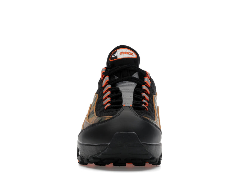 Nike Air Max 95 Safety Orange Camo - Black/Safety Orange/Metallic Silver/Golden Beige/Cargo Khaki - HQ1973-001 - 09