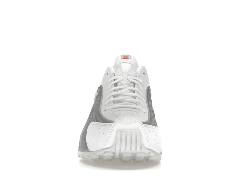 Nike Shox R4 White Bright Crimson Metallic Silver - White/White/Bright Crimson/Metallic Silver - HQ1988-101 - 09