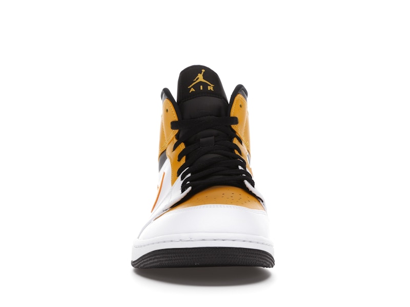 Air Jordan 1 Mid University Gold - White/University Gold-Black - 554724-170 - 09