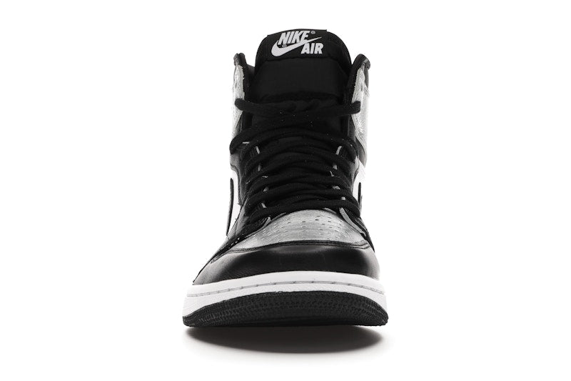 Air Jordan 1 Retro High Silver Toe (W) - Black/Metallic Silver-White-Black - CD0461-001 - 09