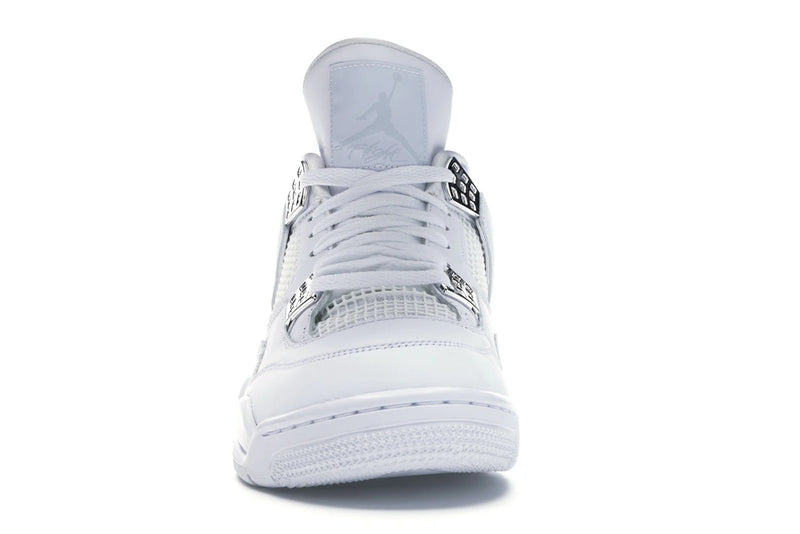 Air Jordan 4 Retro Pure Money (2017) - White/Metallic Silver-Pure Platinum - 308497-100 - 09
