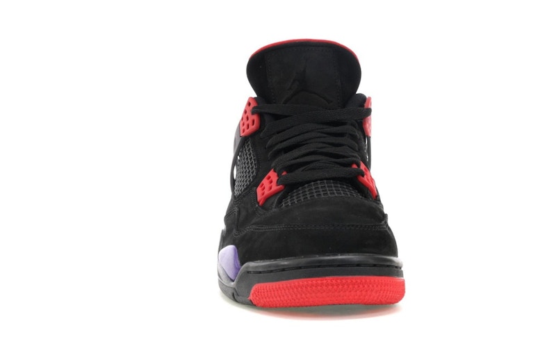 Air Jordan 4 Retro Raptors - Black/Court Purple-University Red - AQ3816-065 - 09