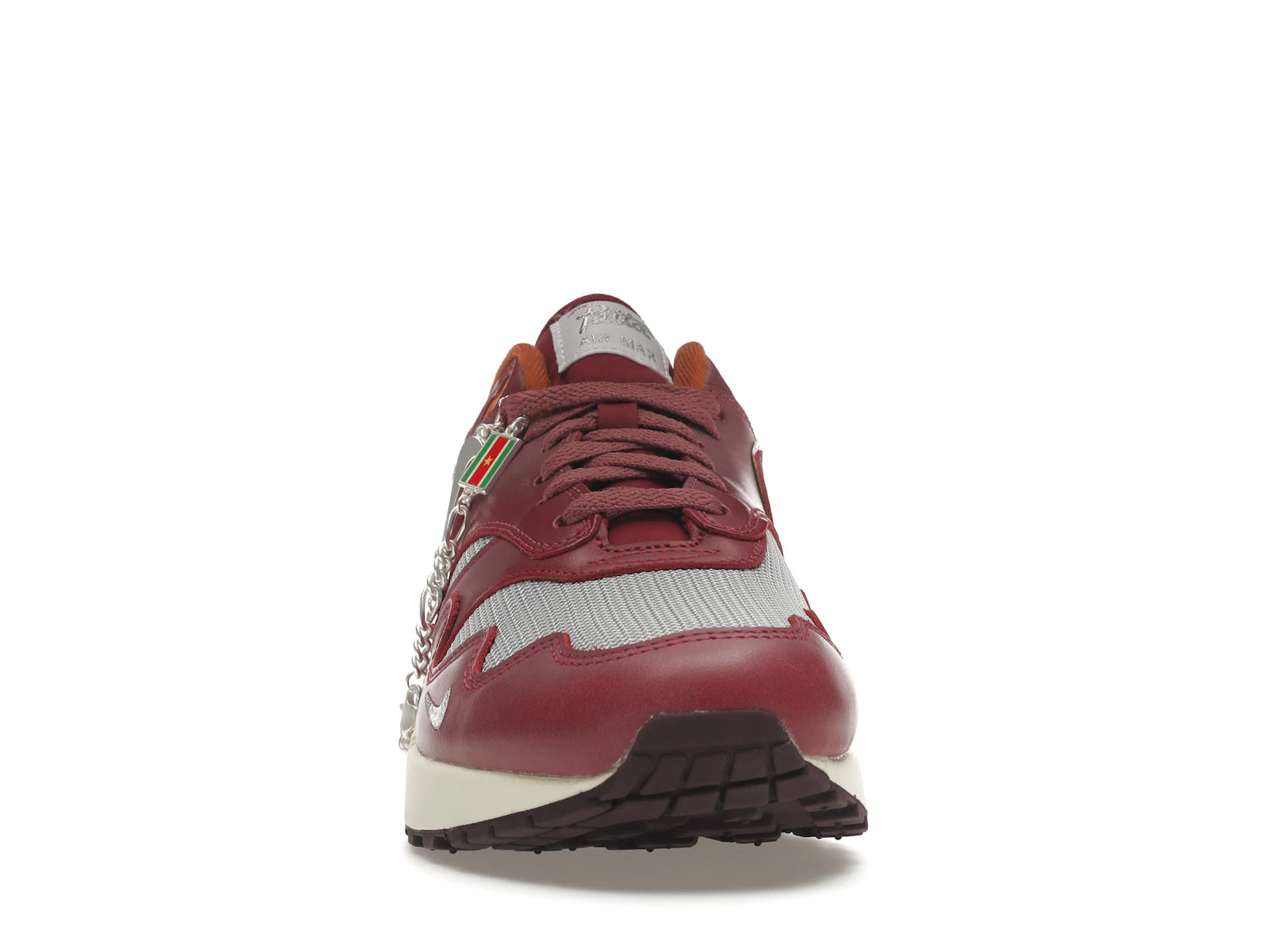 Nike Air Max 1 Patta Waves Rush Maroon With Bracelet - Metallic Silver/Rush Maroon - DO9549-001 - 09