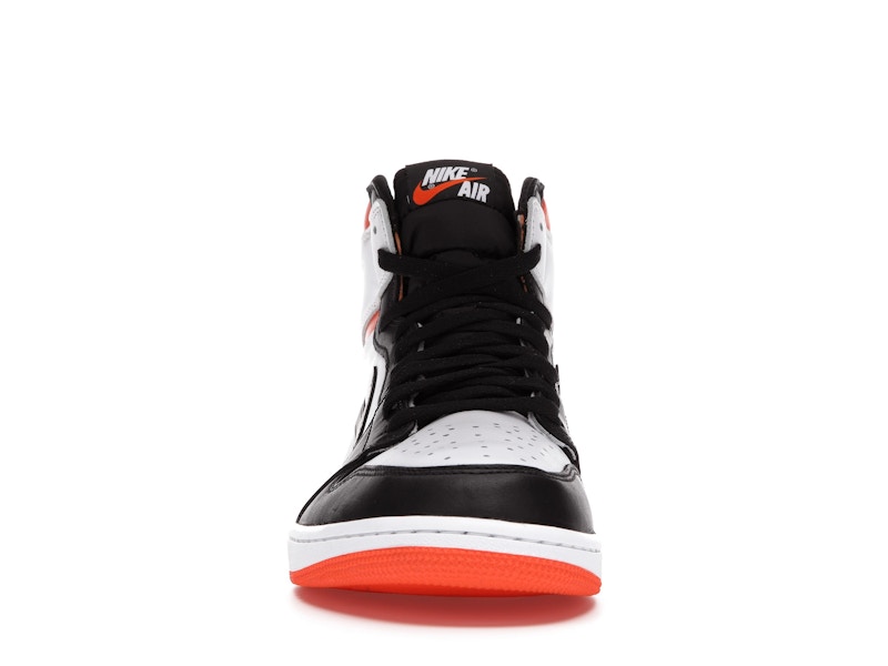 Air Jordan 1 Retro High Electro Orange - White/Electro Orange-Black - 555088-180 - 09