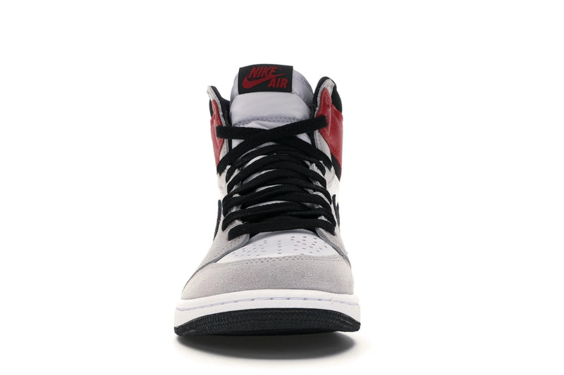 Air Jordan 1 Retro High Light Smoke Grey - White/Black-Light Smoke Grey-Varsity Red - 555088-126 - 09