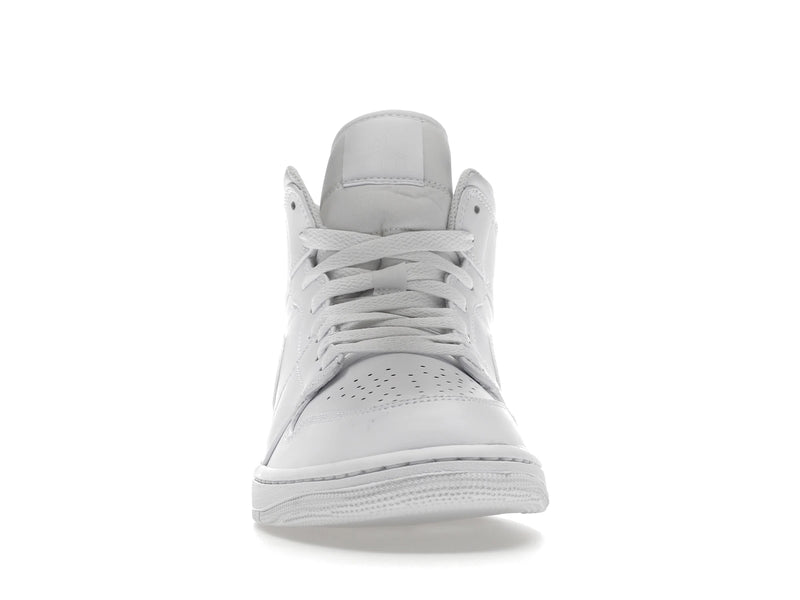 Air Jordan 1 Mid Triple White (2022) - White/White/White - 554724-136 - 09