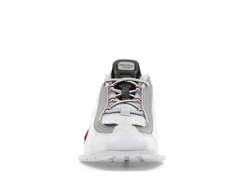 Nike Shox Mr4 Mule Martine Rose Metallic Platinum Varsity Red - White/Varsity Red/Metallic Platinum/Dark Charcoal - IM5420-100 - 09