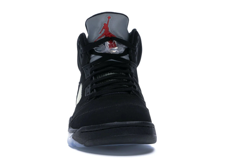 Jordan 5 Retro Black Metallic (2016) - Black/Fire Red-Metallic Silver-White - 845035-003 - 09