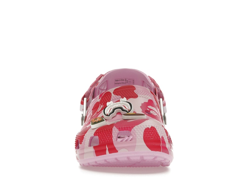 Crocs Classic Clog A Bathing Ape Bape Abc Camo Pink - vue 9
