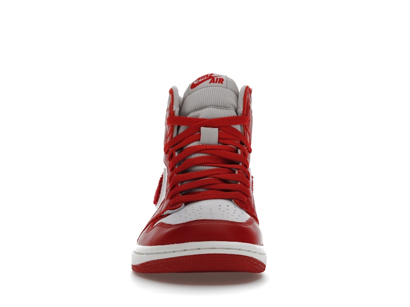 Air Jordan 1 High OG Newstalgia Chenille (W) - Light Iron Ore/Varsity Red-Sail - DJ4891-061 - 09