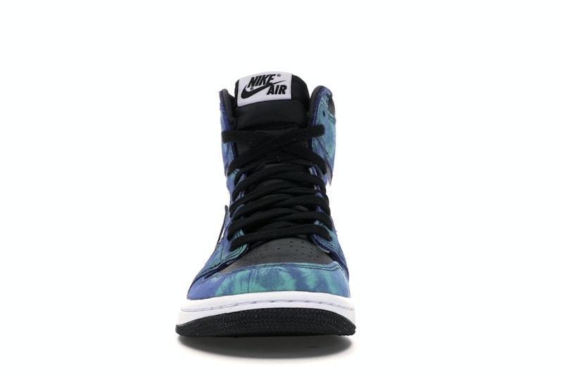 Air Jordan 1 Retro High Tie Dye (W) - White/Black-Aurora Green - CD0461-100 - 09