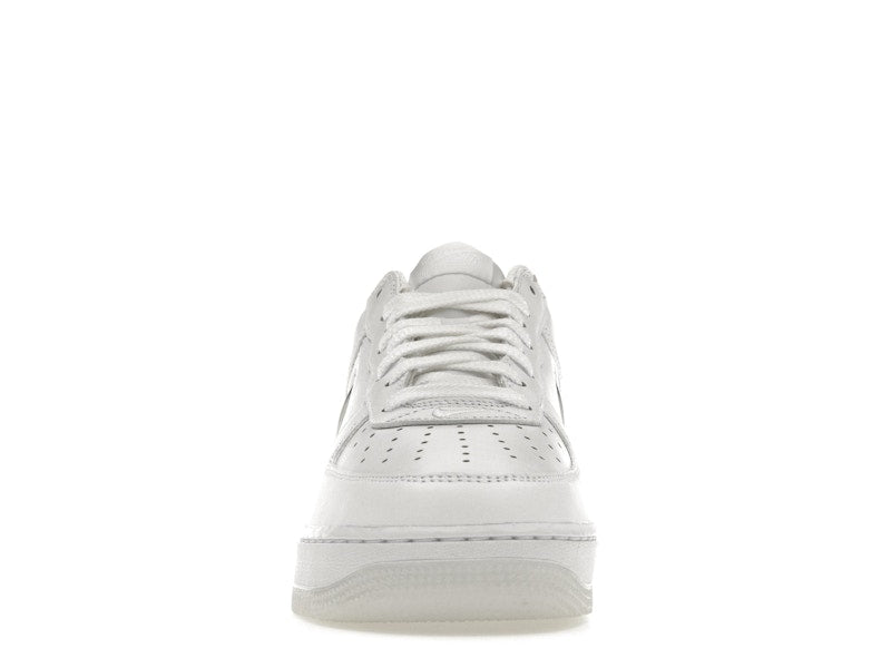 Nike Air Force 1 Low '07 Retro Color of the Month Jewel Swoosh Triple White - White/White-White - FN5924-100 - 09