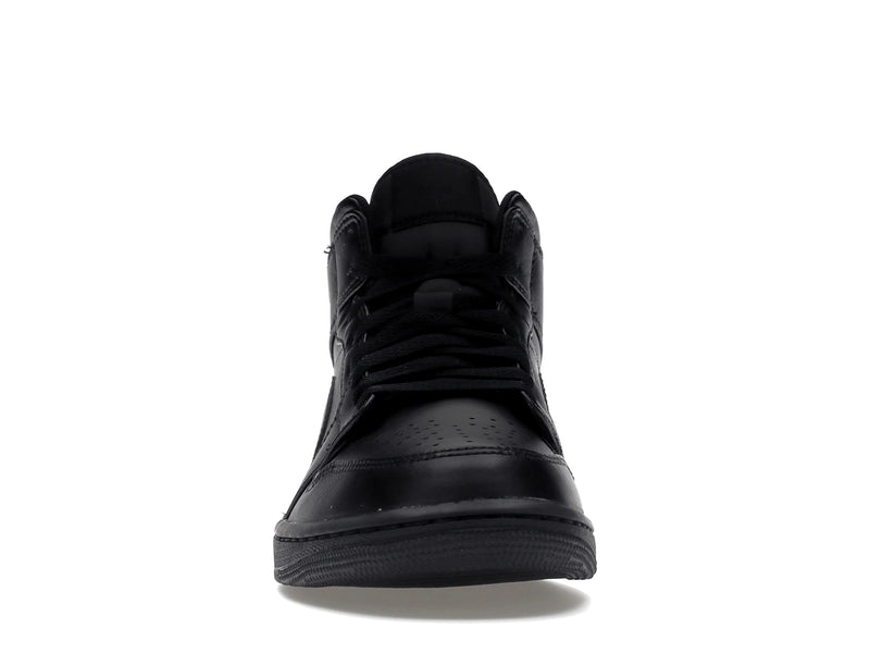 Air Jordan 1 Mid Triple Black (2022) - Black/Black/Black - 554724-093 - 09