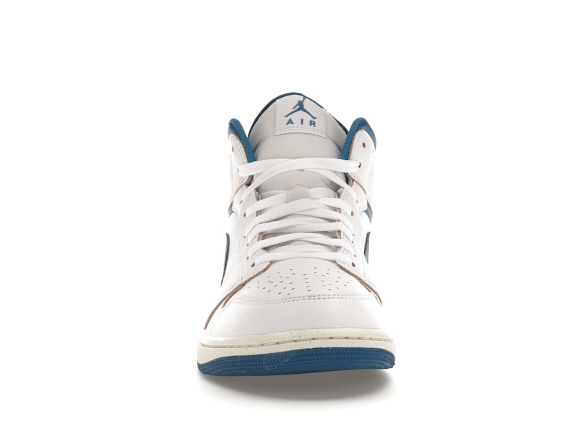 Air Jordan 1 Mid SE Industrial Blue - White/Sail/Industrial Blue - FN5215-141 - 09