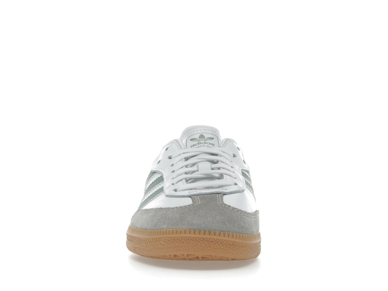 Adidas Samba OG Cloud White Silver Green (GS) - Cloud White/Silver Green/Gum - JP5479 - 09