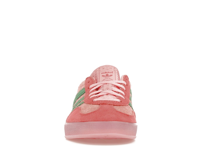 adidas Gazelle Indoor Semi Pink Spark Preloved Scarlet (Women's) - Semi Pink Spark/Preloved Green/Preloved Scarlet - IG6782 - 09