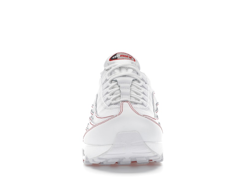 Nike Air Max 95 OG Big Bubble White University Red - White/University Red/Wolf Grey - IB7936-100 - 09