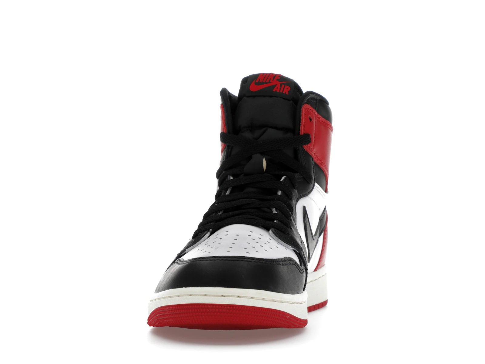 Air Jordan 1 Retro High OG Black Toe Reimagined - Black/Black/Varsity Red/White - DZ5485-106 - 10
