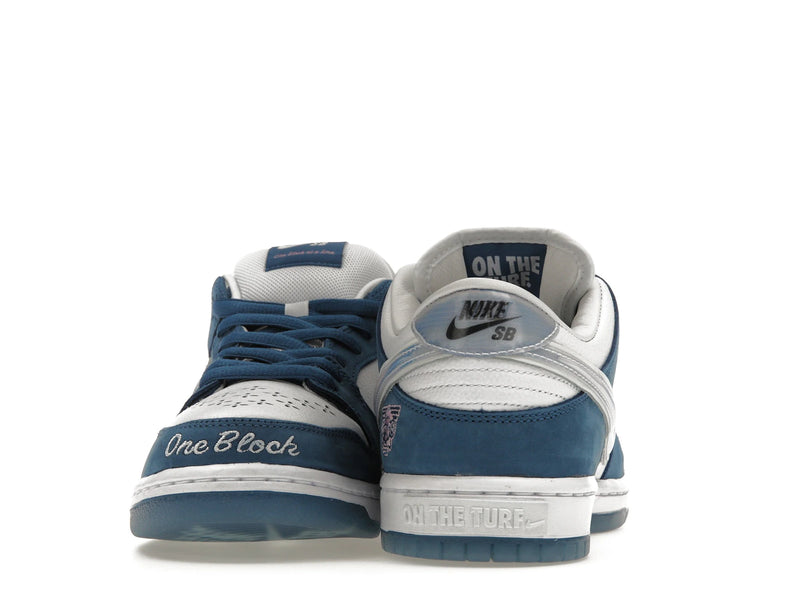 Nike SB Dunk Low Born X Raised One Block At A Time - Deep Royal Blue/White-White - FN7819-400 - 10