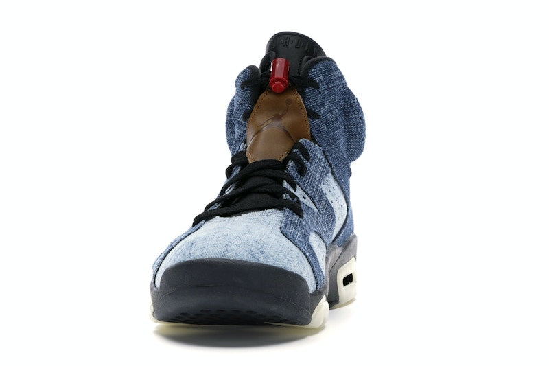 Air Jordan 6 Retro Washed Denim - Washed Denim/Sail-Varsity Red-Black - CT5350-401 - 10