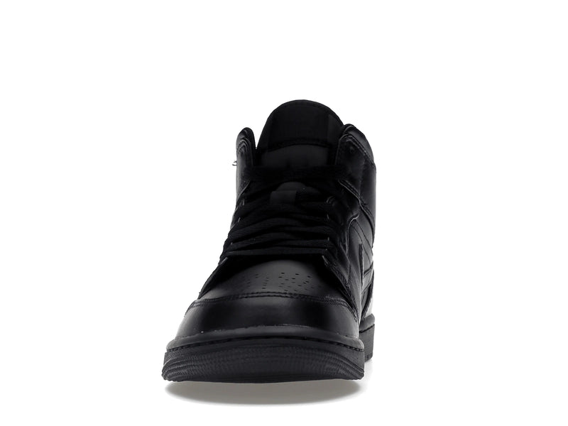 Air Jordan 1 Mid Triple Black (2022) - Black/Black/Black - 554724-093 - 10