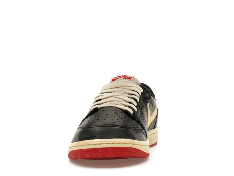 Air Jordan 1 Retro Low OG Nigel Sylvester Better With Time - Black/Muslin/Varsity Red - IB8958-001 - 10