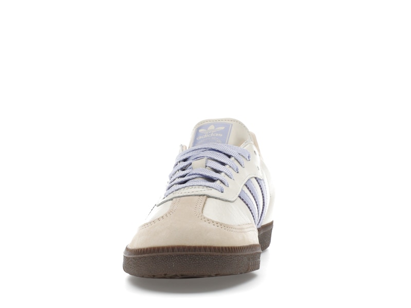 adidas Samba OG Cream White Violet (Women's) - Cream White/Violet Tone/Sand Strata - JI2678 - 10