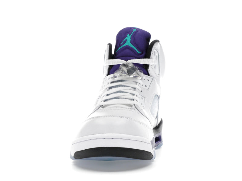 Air Jordan 5 Retro Grape (2025) - White/Grape Ice-New Emerald - HQ7978-100 - 10